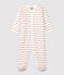 Pelele con Petit Bateau Je t'aime de algodón de bebé blanco MARSHMALLOW/rojo TERKUIT