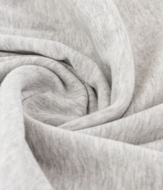 Camiseta icónica de punto «cocotte» de algodón de mujer gris BELUGA CHINE