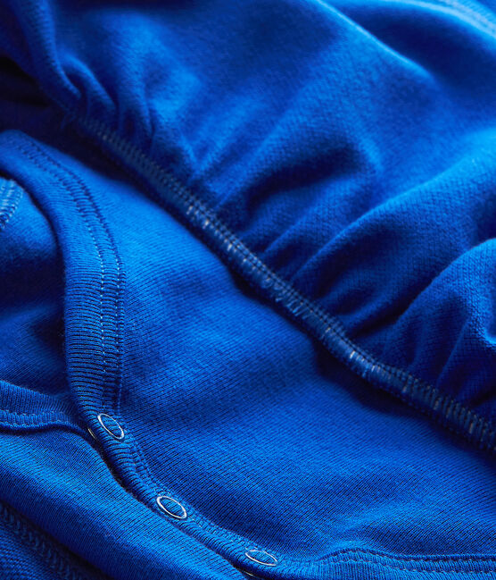 Vestido para niña de manga corta azul PERSE