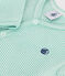 Pijama de algodón a rayas para bebé verde ALOEVERA