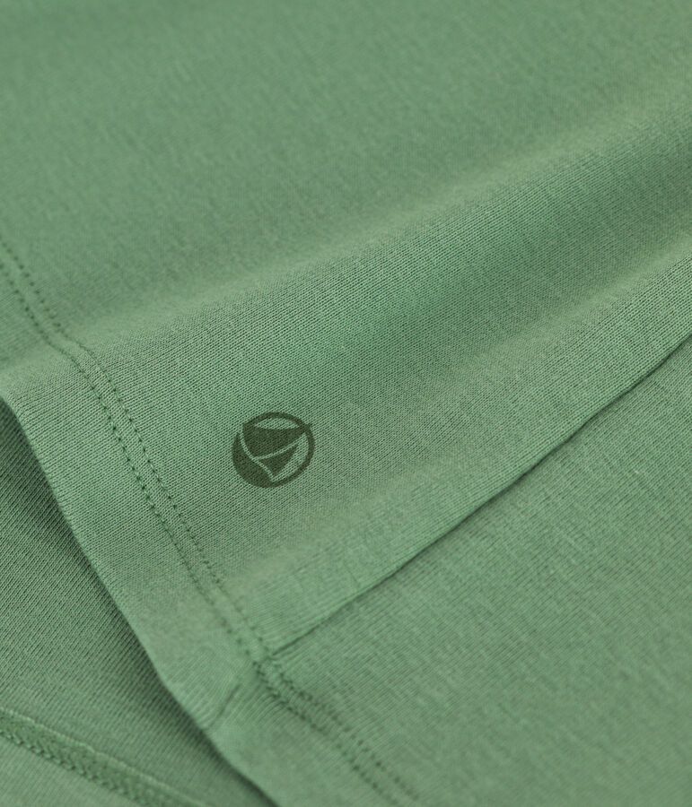 Camiseta Ic&oacute;nica lisa de algod&oacute;n para mujer verde