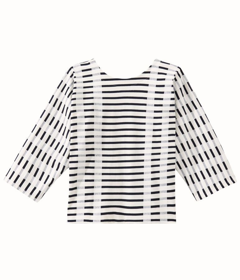 Marinera Kimono blanco/azul