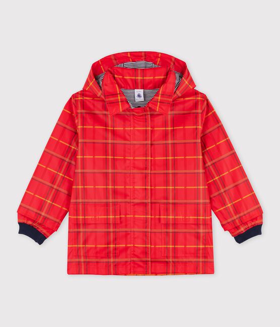Impermeable infantil unisex de cuadros SIGNAL