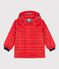 Impermeable infantil unisex de cuadros SIGNAL
