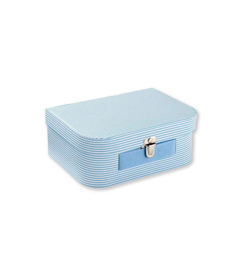 Multi-use milleraies striped case azul/blanco