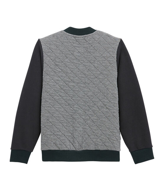 Chaqueta teddy para niño en túbico gris CAPECOD/blanco MARSHMALLOW