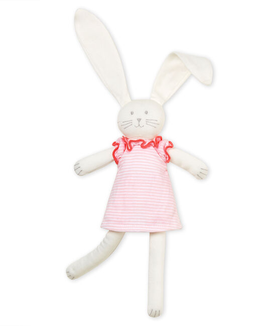 Dudú con conejito vestido rosa VIENNE/blanco MARSHMALLOW