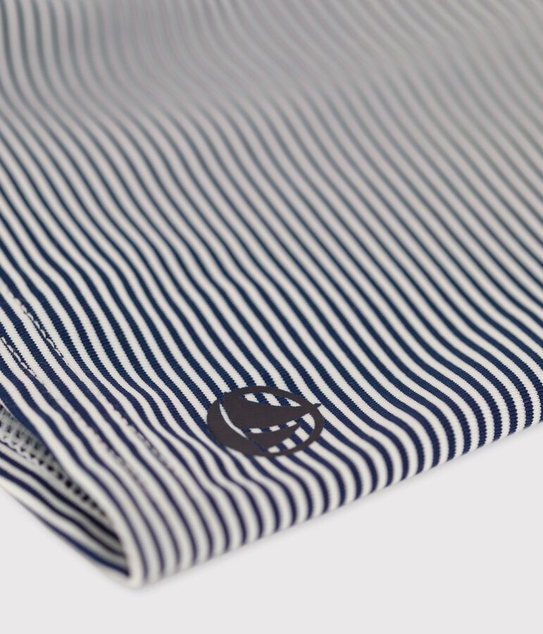 Traje de ba&ntilde;o ic&oacute;nico de ni&ntilde;o azul/blanco