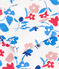 Pijama infantil de túbico con estampado de flores blanco MARSHMALLOW/blanco MULTICO