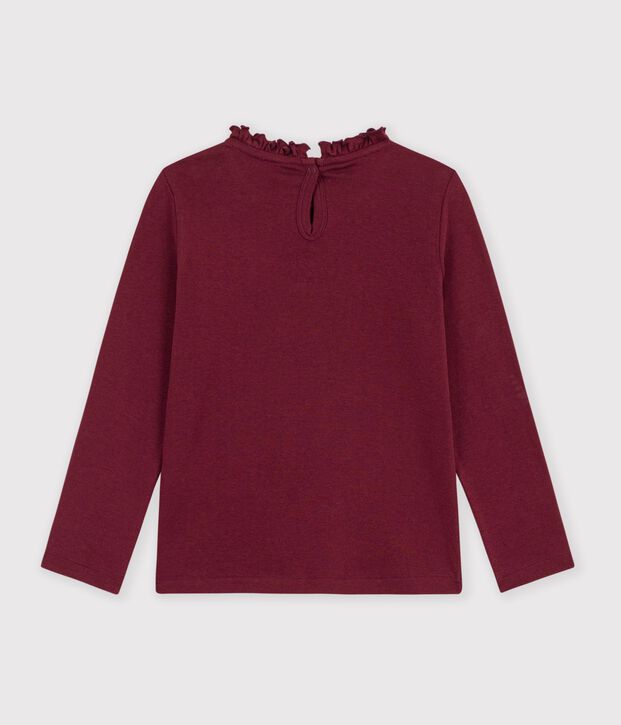 Camiseta infantil lisa con cuello de manga larga TRUFFE
