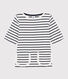 Camiseta de rayas de niña