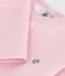 Camiseta infantil lisa de manga larga de lana y algodón rosa JOLI
