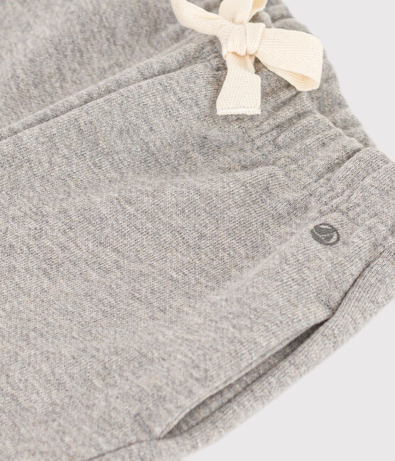 Pantalón de muletón de bebé gris CHATON CHINE