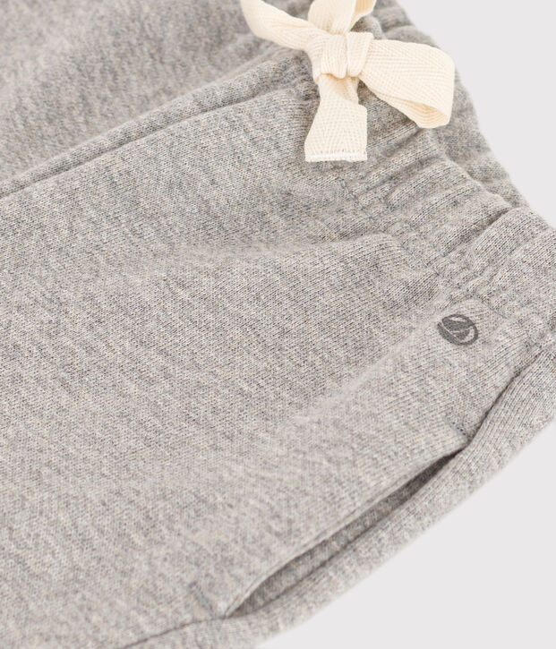Pantal&oacute;n de mulet&oacute;n de beb&eacute; gris