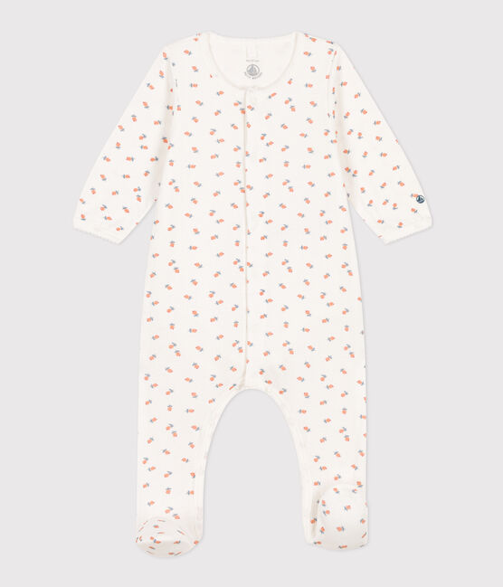 Bodyjama de túbico con flores blanco MARSHMALLOW/blanco MULTICO