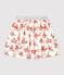 Falda de felpa para niña blanco MARSHMALLOW/rojo TERKUIT