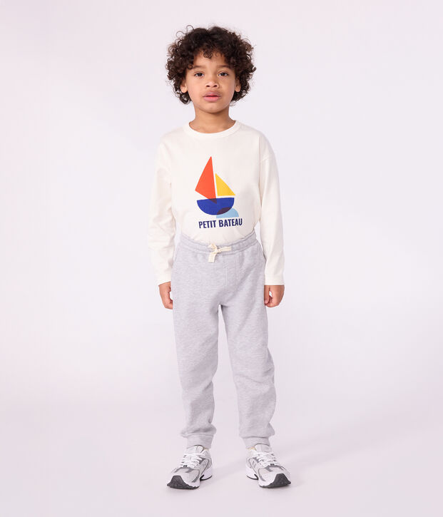 Pantal&oacute;n infantil de jogging liso de algod&oacute;n FUMEE CHINE