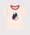 Camiseta infantil de manga corta de algodón con estampado crudo AVALANCHE