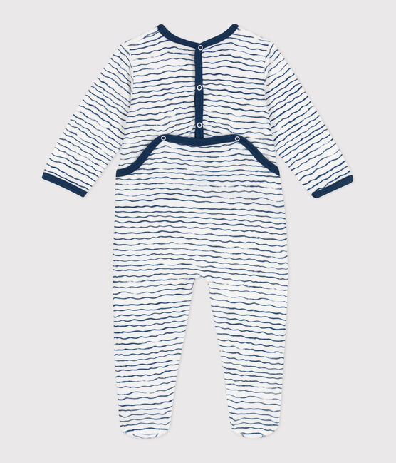 Pelele de terciopelo para bebé blanco ECUME/ INCOGNITO