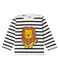 Camiseta marinera de creación compartida de bebé unisex beige COQUILLE/azul SMOKING CN
