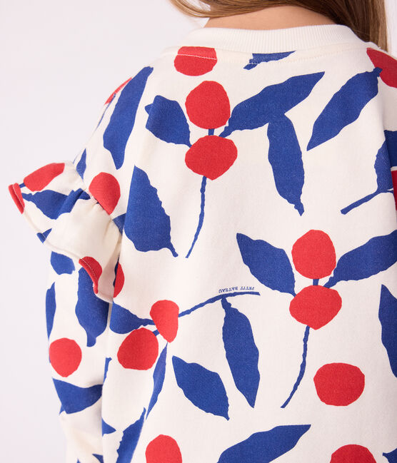 Sudadera infantil de algodón con estampado MILK/ MULTICO