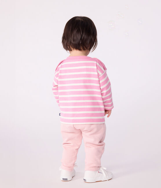 Marinera de algodón para bebé rosa BOUDOIR/ MILK
