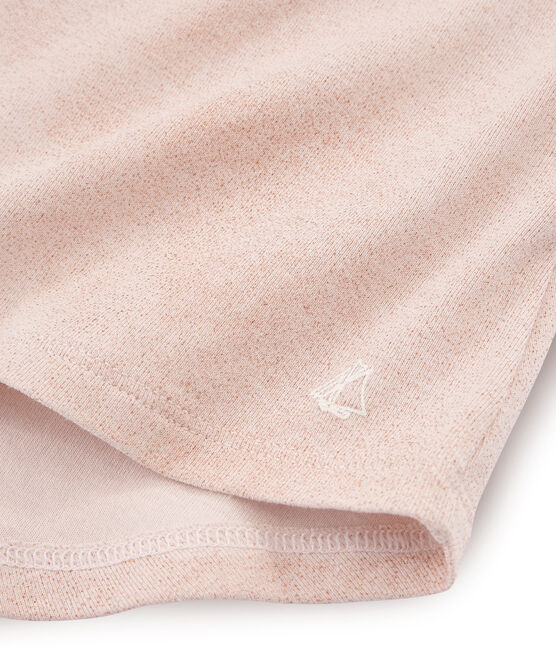 Camiseta de tirantes infantil para niña rosa PEARL/rosa COPPER