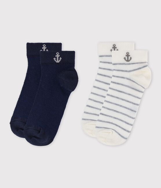 Lote de 2 pares de calcetines cortos de niña/niño variante 2