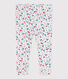 Leggings de algodón con estampado de flores para bebé