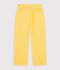 Pantal&oacute;n infantil de algod&oacute;n amarillo