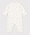 Pijama sin pies de t&uacute;bico con estampado de ositos para beb&eacute; blanco/BRUN