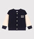Chaqueta de béisbol de muletón de bebé