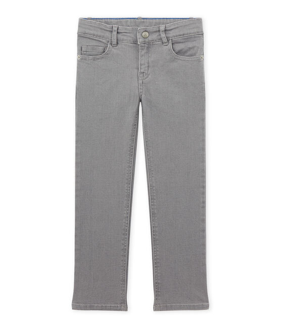 Pantalón vaquero gris de pitillo para niña gris Gris