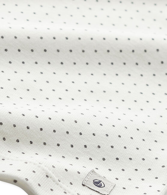 Tee-shirt de pyjama fille Mix & Match blanco LAIT/gris MAKI