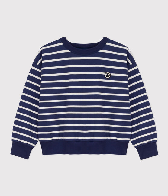 Sudadera de muletón para niño/niña CHALOUPE/ MARSHMALLOW