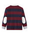 Polo de rugby de manga larga azul SMOKING/rojo OGRE