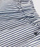 Pantalón de tela a rayas para bebé azul MEDIEVAL/blanco MARSHMALLOW