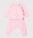 Conjunto de dos piezas para bebé niño, lana merinos y poliéster