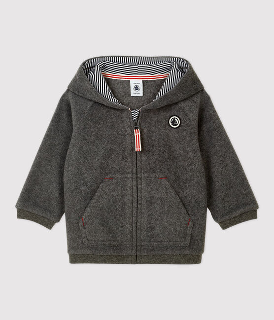Sudadera de tejido polar de bebé. gris SUBWAY CHINE