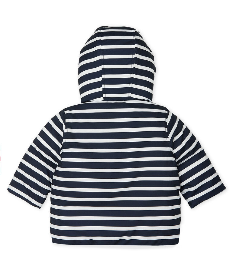 Plum&oacute;n de beb&eacute; ni&ntilde;o de rayas azul/blanco