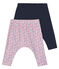 Lote sorpresa de 2 leggings para bebé niña variante 1