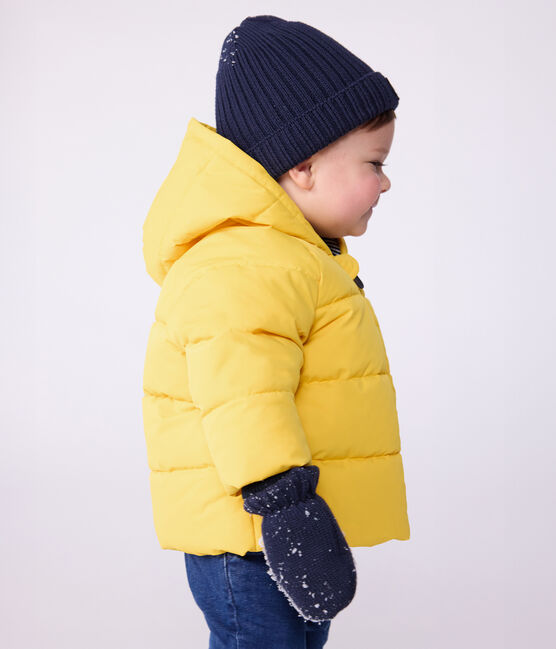 Plumífero liso para bebé amarillo JAUNE