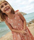 Vestido infantil sin mangas de algodón con estampado