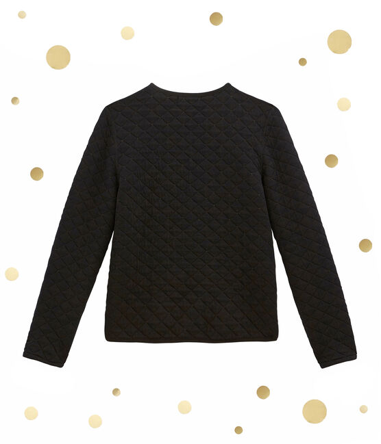 Cárdigan para mujer acolchado negro NOIR/amarillo DORE
