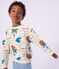 Sudadera infantil de algod&oacute;n con estampado crudo/multicolor