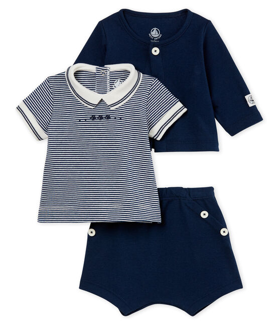 Conjunto 3 piezas corto para bebé niño variante 1