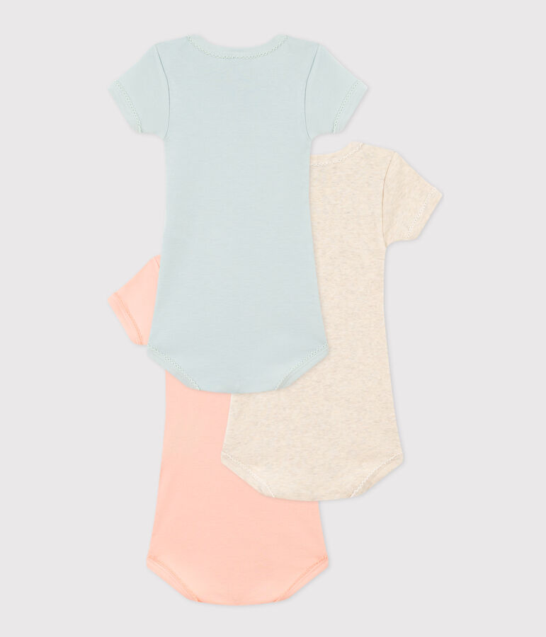 Juego de 3 bodis de manga corta 130 ans de algod&oacute;n variante 1