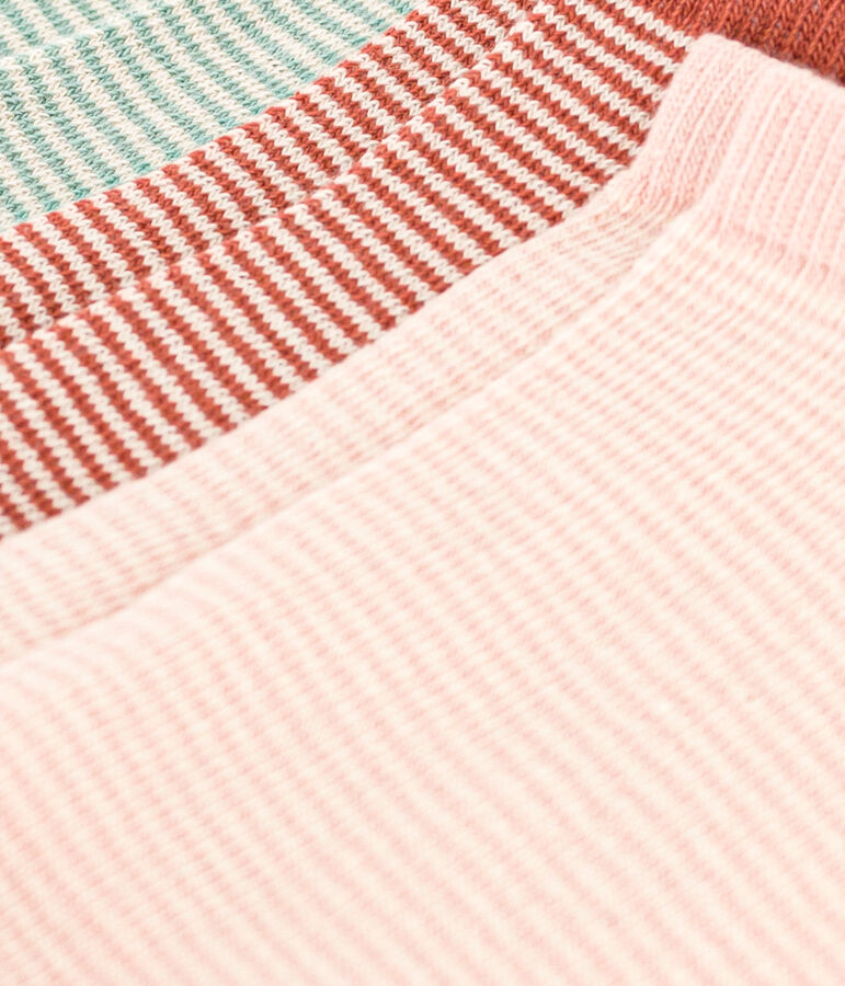 Juego de 3 pares de calcetines milrayas para ni&ntilde;o/ni&ntilde;a multicolor