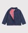 Chaqueta infantil denim lisa con estampado de estrellas azul