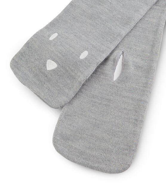Bufanda para bebé unisex gris SUBWAY CHINE